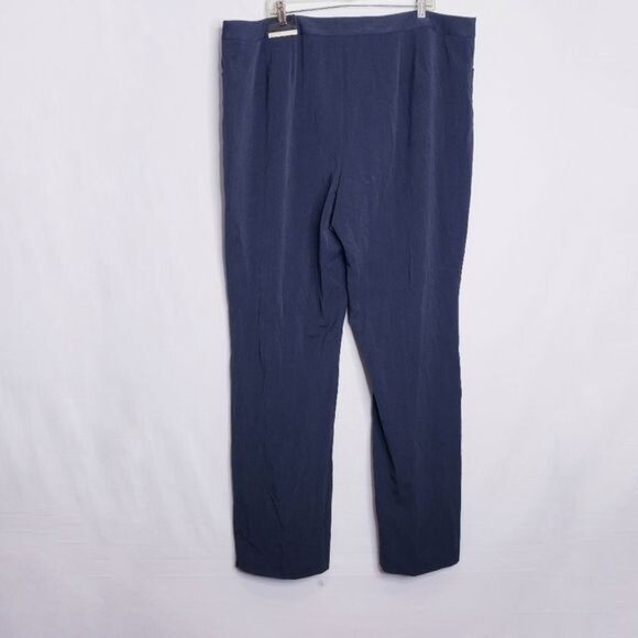 Lane Bryant Gray Houston Trouser Wide Leg Dress Pants Slacks Womens Size 24 Tall - Picture 3 of 9